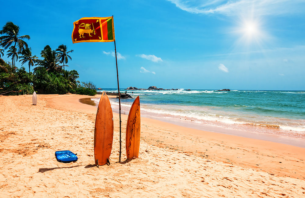 Sri Lankan tropical beach