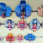 Traditional Sri Lanka devil dancing Masks.