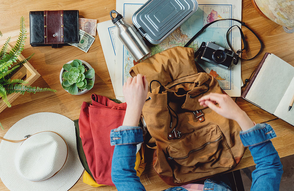 Backpack for Sri Lanka vacation.